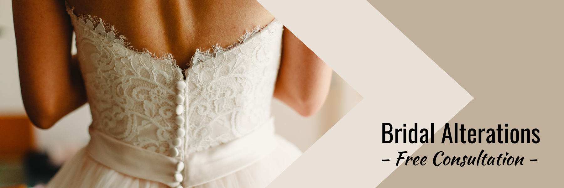 Bridal Alterations - Free Fitting Consultation
