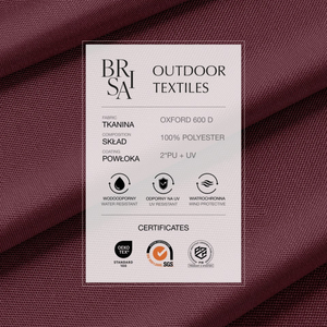 Oxford 600d UV - Maroon