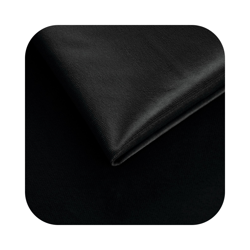 Rodos Velvet Fabric - Black