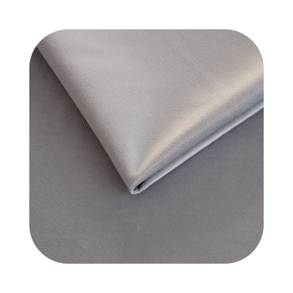 Rodos Velvet Fabric - Light Grey 83