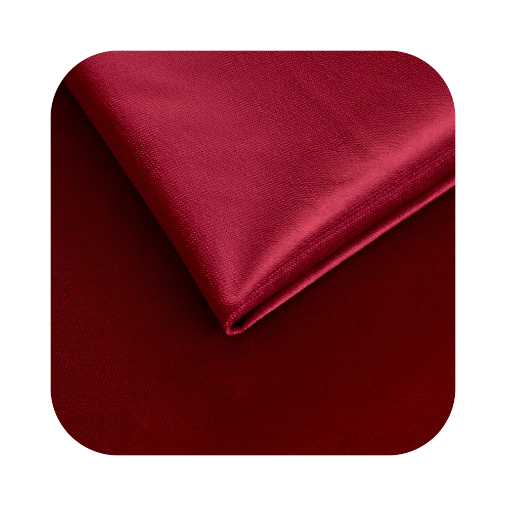 Rodos Velvet Fabric - Red 34