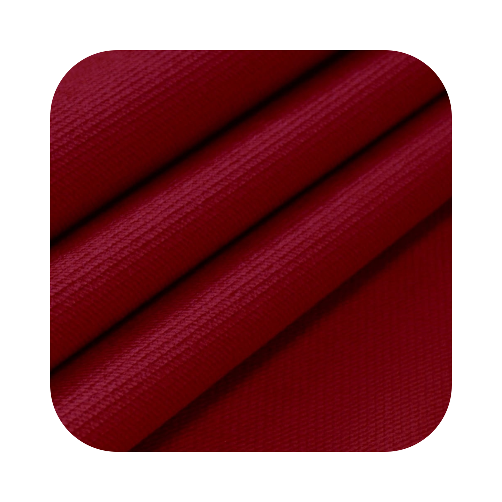 Rodos Velvet Fabric - Red 34