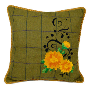 'Kerria' - Irish Tweed Cushion, 16"x16"