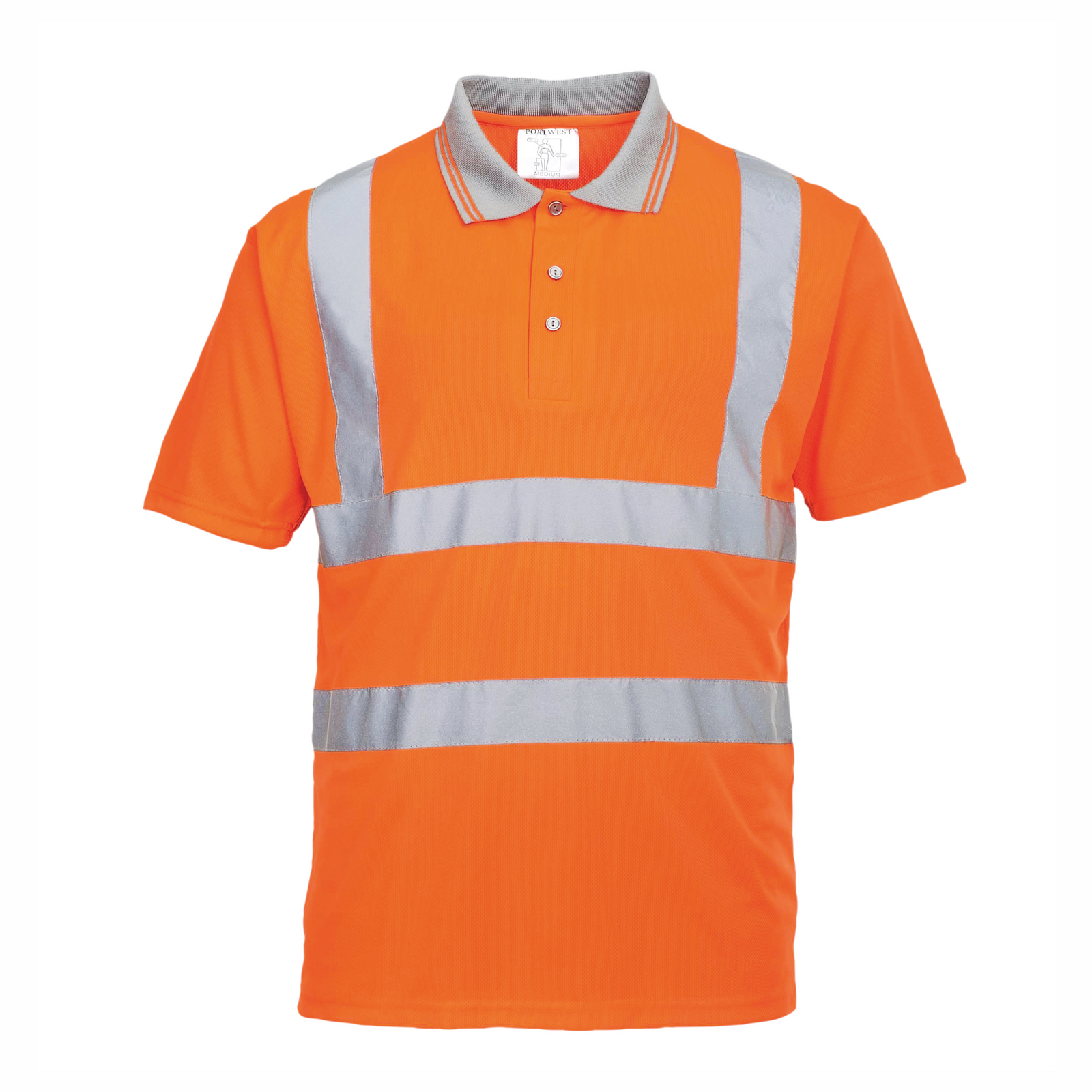 Hi-vis polo shirt