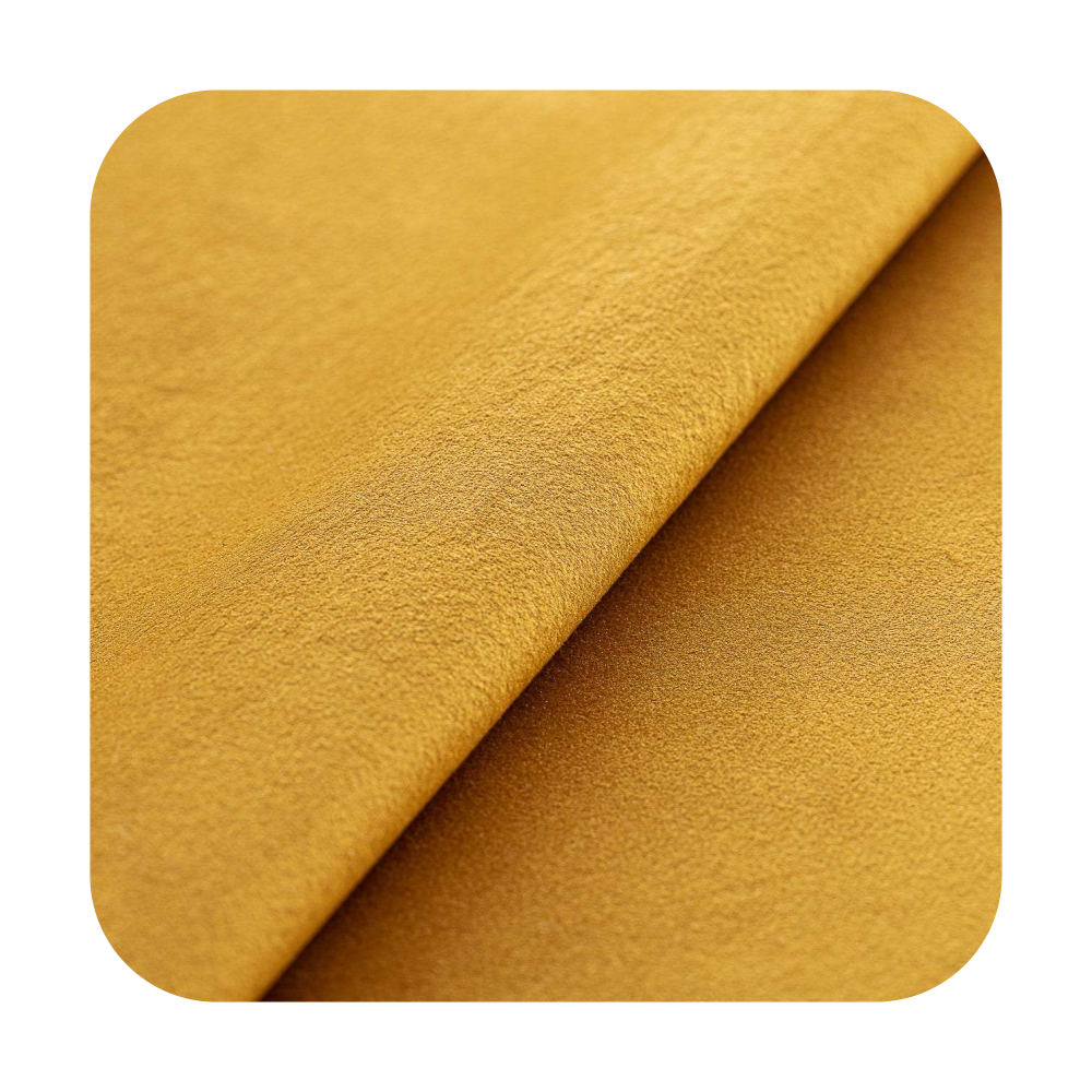 Velvet Fabric - Mustard