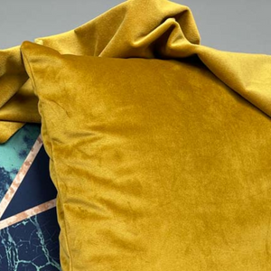 Velvet Fabric - Mustard